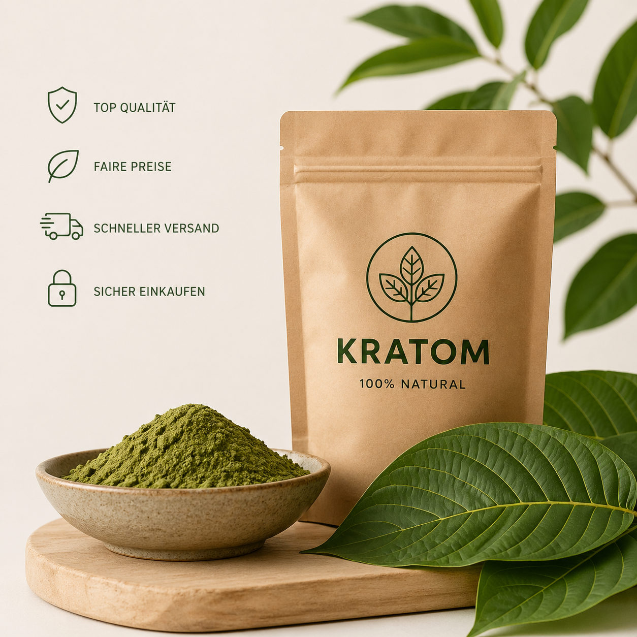 Kratom kaufen bei KratomWeb – einfach und sicher online bestellen
